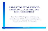 ASBESTOS WORKSHOP - DTIC · Asbestos Workshop: Sampling, Analysis, and Risk Assessment 5a. CONTRACT NUMBER 5b. GRANT NUMBER 5c. PROGRAM ELEMENT NUMBER 6. AUTHOR(S) 5d. PROJECT NUMBER