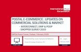 POSTAL E-COMMERCE : UPDATES ON COMMERCIAL SOLUTIONS & MARKET 2020 POS… · Management Notifications E-Seller/Buyer can track items shipped using the IPC tracking platform. Tracking