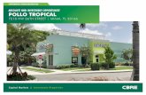 ABSOLUTE NNN INVESTMENT OPPORTUNITY POLLO …...Pollo Tropical has an Absolute NNN ground lease and is fully responsible for maintaining the entire premises and all improvements. Pollo