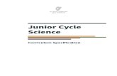 Junior Cycle Science - Department of Education and Skills · 2018-09-07 · Junior Cycle Science Aim 5 Aim Science in junior cycle aims to develop students’ evidence-based understanding