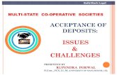 MULTI-STATE CO-OPERATIVE SOCIETIES - RallyMark Legal · iv. Multi–State Co-operative Societies shall not pay interest on fresh deposits exceeding the interest rate allowed by RBI
