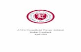 AAS in Occupational Therapy Assistant Student …...1 AAS in Occupational Therapy Assistant Student Handbook A. Introduction The primary objective of this AAS in Occupational Therapy