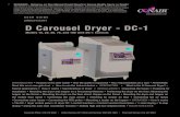 D Dryer DC-1 Central - Conair€¦ · D Carousel Dryer - DC-1 Models 15, 25, 50, 75, and 100 with DC-1 Controls Corporate Office: 412.312.6000 l Instant Access 24/7 (Parts and Service):
