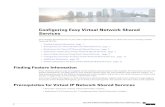 Configuring Easy Virtual Network Shared Services · Configuration Example for Easy Virtual Network Shared Services Example: Easy V irtual Network Route Replication and Route Redistribution