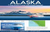 7 Day Alaska Cruise with Inside Passage - Custom Holidays Brochure.pdf · 7-Day Alaska Cruise with Inside Passage Interior: $999 Ocean: $1,479 Balcony: $2,079 Double Occupancy Rates.
