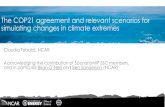 The COP21 agreement and relevant scenarios for simulating ... · SSP1 -6 SSP1 -9 SSP4 -4 5 1960 1980 2000 2020 2040 2060 2080 2100)-40-20 0 20 40 60 80 100 120 140 SSP5 - ) SSP3 -