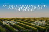 wine farming for a sustainable future - wsfsicav.com€¦ · WINE FARMING FOR A SUSTAINABLE FUTURE $35,/ ,668( 90% of Europe’s organic vineyards are found in France, Spain and Italy