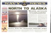 THE SAILORS' PAPER NORTH TO ALASKA - Royal Australian Navy€¦ · Royal Australian The official newspaper of the Ro),al Australian avy THE SAILORS' PAPER VOLUME 43, No. 21 INSIDE