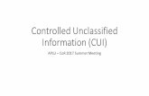 Controlled Unclassified Information (CUI) · Onboarding can take 1 – 4 months depending on complexity: Research Vault: compliant solution for research projects that only need to