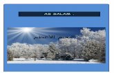 AS SALAM - SISTERSNOTES...Knowing Allah As Salam 16th February 2016 Introduction The study circles are gardens of paradise and Nabi (Saelleaho alehe wassalam) said when you pass through