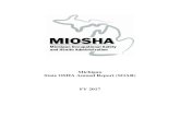 Michigan State OSHA Annual Report (SOAR) FY 2017€¦ · The State OSHA Annual Report (SOAR) for FY 2017 provides a summary of MIOSHA activities and results for the Strategic Plan,