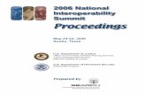 Proceedings - SEARCH, The National Consortium for Justice … · 2016-10-17 · Consortium for Justice Information and Statistics, welcomed attendees to the 2006 National Interoperability