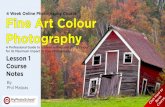 4 Week Online Photography Course Fine Art Colour Photography · Almost 100 years later everything changed as full colour photography became commercially viable for the first time.
