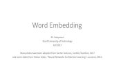 Word Embedding - Sharif University of Technologyce.sharif.edu/.../ce959-1/resources/root/slides/Word2vec.pdfWord Embedding M. Soleymani Sharif University of Technology Fall 2017 Many