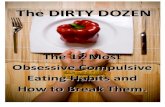 The DIRTY DOZEN - leonalai.com · The DIRTY DOZEN . 12 of the strangest and most destructive Obsessive Compulsive Eating ... protein with every meal’, these sorts of things. ...