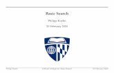 Basic Search - cs.jhu.eduphi/ai/slides/lecture-basic-search.pdf · Philipp Koehn Artiﬁcial Intelligence: Basic Search 20 February 2020. 32 depth ﬁrst search Philipp Koehn Artiﬁcial