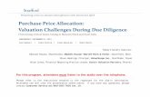 Price Allocation: Challenges During Due Diligencemedia.straffordpub.com/products/purchase-price... · 2011-12-16 · recognition on turnover) 2. Depreciable fixed assets will have