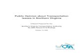 Public Opinion about Transportation Issues in Northern ... · Public Opinion about Transportation Issues in Northern Virginia 3 employed full time by outside employers commute to