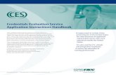 Credentials Evaluation Service Application Instructions Handbookdocshare02.docshare.tips/files/20752/207521129.pdf · report helps qualified nursing professionals meet requirements