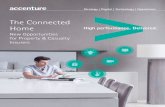 The Connected Home - Accenture · 2016-05-24 · By 2016, the global connected home market is expected to reach $235 billion, with the largest revenue-generating segments including