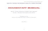 HOUSESTAFF MANUAL - UT Health San Antoniouthscsa.edu/gme/documents/VAHOUSESTAFFMANUALAug2014.pdf · 2014 STVHCS Housestaff Manual 1 SOUTH TEXAS VETERANS HEALTH CARE SYSTEM HOUSESTAFF