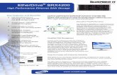EtherDrive SRX4200 - The Blueprint IT · 2018-02-24 · EtherDrive SRX4200 Datasheet SRX4200 Specifications Form Factor 4U rack mount chassis Number Disk Drives 36 (24 front, 12 rear,