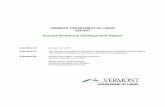 Annual Workforce Development Report - Vermont · 2020-01-17 · submitted in 2016, and approved subsequent modifications made in 2018. The State’s current workforce vision and goals