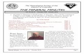 The Mineralogical Society of the District of Columbia THE ... · The Mineralogical Society of the District of Columbia THE MINERAL MINUTES Vol. 75, No. 8 Founded 1942 October 2016