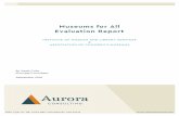 Museums for All Evaluation Report - Institute of Museum ... · Evaluation Details This program evaluation of the Museums for All initiative sought to gather information from participating