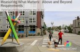 Measuring What Matters: Above and Beyond …...Measuring What Matters: Above and Beyond Requirements Performance Measures Workshop, May 18, 2017 Presentation Overview •Background