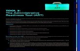 The Administrative Readiness Tool (ART) · The Administrative Readiness Tool (ART) SAMHSA-HRSA CENTER FOR INTEGRATED HEALTH SOLUTIONS 2 SAMHSA-HRSA CENTE R FO R INTEG RA ... coaching/mentoring