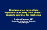 Daratumumab for multiple myeloma: A journey from phase 1 ...2015.icpoep.com/PDF/TorbenPlesner_ICPOEP2015_PresentationSlid… · Bone marrow replacement by malignant plasma cells anemia