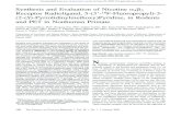 Synthesis and Evaluation of Nicotine 4 Receptor ...jnm.snmjournals.org/content/46/1/130.full.pdfPharmacology, University of California, Irvine, California; and 3Department of PET/Nuclear