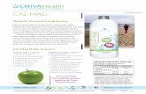 CAL-MAG · 2018-08-14 · ID # 8208A Eniva Cal-Mag has a delicious green apple taste, from natural flavors! Optimal Physical Conditioning Calcium and magnesium play many critical