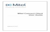 ShoreTel Connect Client User Guide · Mitel Connect Client User Guide 5 Preface This preface provides information about the objectives, organization, and conventions used in the User