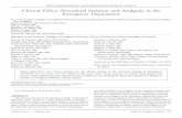 Clinical Policy: Procedural Sedation and Analgesia in the ... Articles/ProceduralSedationandAnalgesia.pdfClinical Policy: Procedural Sedation and Analgesia in the Emergency Department
