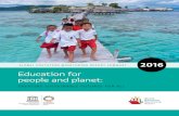 Education for people and planet - Association for the ... · 2016 Education for people and planet: Creating sustainable futures for all EFA Global Monitoring Report series 2015 Education