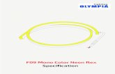 Lighting Mono color specification.pdfLinear lighting Additional lighting Decorative lighting LM-80-80 6868 OneOne BinBin Model Encoding F09-24V-2835-70-5W-3000K Shape Model Working