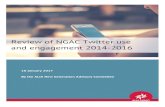 Review of NGAC Twitter use and engagement 2014-2016 report ... · NGAC Review of Twitter Account Use and Engagement 2014-2016 | 10/1/17 7 Method Both quantitative and qualitative