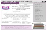 Peninsula Weekly News - pps.net€¦ · Peninsula Weekly News Thursday, October 27th, 2016 Upcoming Events Check your email weekly for news and updates. The Book Fair is coming to