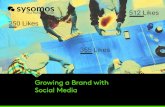 Growing a Brand with Social Media - Sysomos · manager who knows your company and your business well. ... the voice of your company and plays a critical role. A community manager