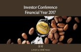 Investor Conference Financial Year 2017...• +0.7% growth for the Swiss domestic market;market share gainsin pralines and tablet category • Strong POS presentation with new premium