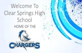 Welcome To Clear Springs High School€¦ · Powder Puff Powder Puff is March 9 at Springs football field at 7pm. This is a great night of fun! Don’t miss it and be sure to get
