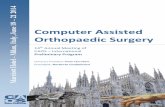 Computer Assisted Orthopaedic Surgery - CAOS International · 14th Annual Meeting of International Society for Computer Assisted Orthopaedic Surgery Welcome to our 14th C.A.O.S. Meeting
