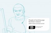 People of working age Northern Ireland · The public consultation ran until November 2015, and representatives from RNIB Northern Ireland’s Employment Service submitted a response