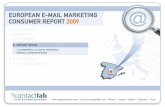 E-mail Marketing Consumer Report 2009 Los españoles y el ... · ContactLab E-mail & e -marketing evolution E-mail Marketing Consumer Report 2009 - España 2/50 ContactLab es el líder