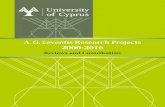 A. G. Leventis Research Projects 2000-2016ucy.ac.cy/.../leventis-committee/A.G.LeventisResearchProjects2000-1… · An independently-selected University committee is responsible for