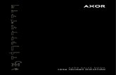 AXOR SALES BOOKIT’S BEST TO WORK TOGETHER WITH DESIGNERS, INTERIOR DESIGNERS AND ARCHITECTS.” Klaus Grohe, 1994 AXOR EDGE AXOR STARCK V, AXOR CITTERIO E AND AXOR UNIVERSAL ACCESSORIES