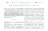 IEEE TRANSACTIONS ON MICROWAVE THEORY AND TECHNIQUES …dart.ece.ucdavis.edu/publication/xhwu2019a.pdf · IEEE TRANSACTIONS ON MICROWAVE THEORY AND TECHNIQUES 1 IsolatingBandpass