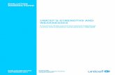 UNICEF’S STRENGTHS AND WEAKNESSES · UNICEF’s Strengths and Weaknesses — A summary of key internal and external ... GOBI Growth monitoring, Oral rehydration, Breastfeeding and